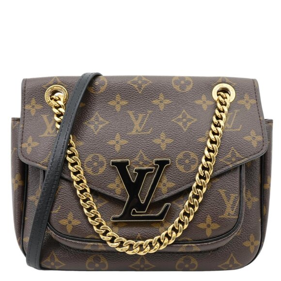 Louis Vuitton  Passy NM Monogram Canvas Shoulder Bag Brown - Picture 1 of 13